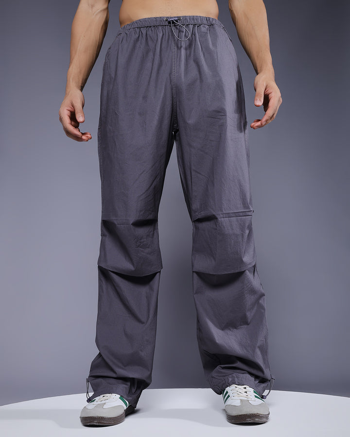 Parachute Pants For Men - Grey