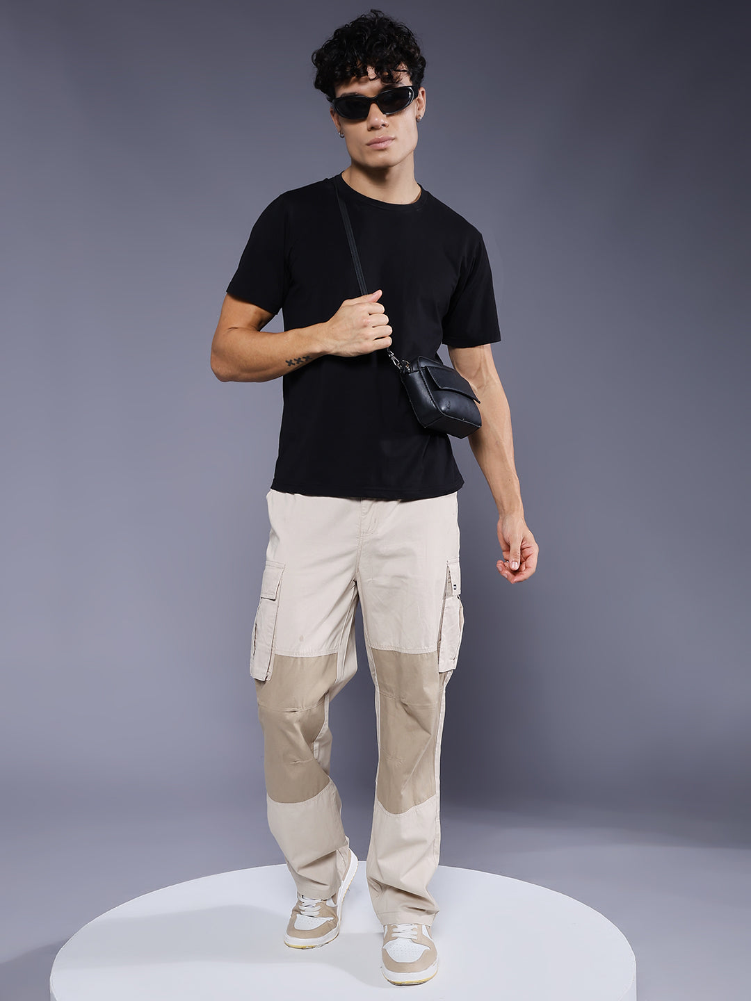 Men Utility Cargo - Beige