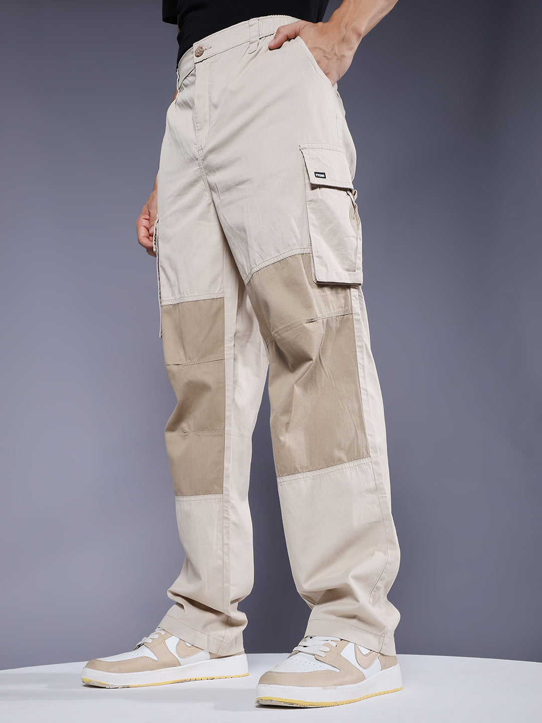 Men Utility Cargo - Beige
