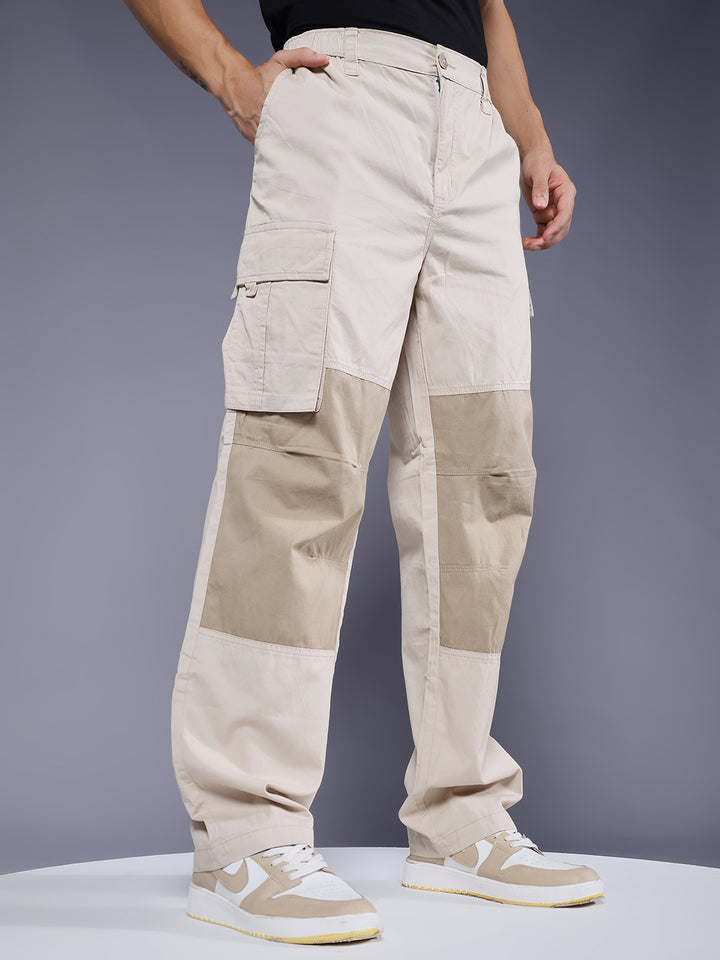 Men Utility Cargo - Beige