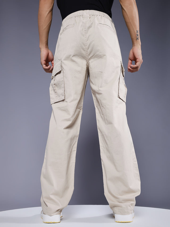 Men Utility Cargo - Beige