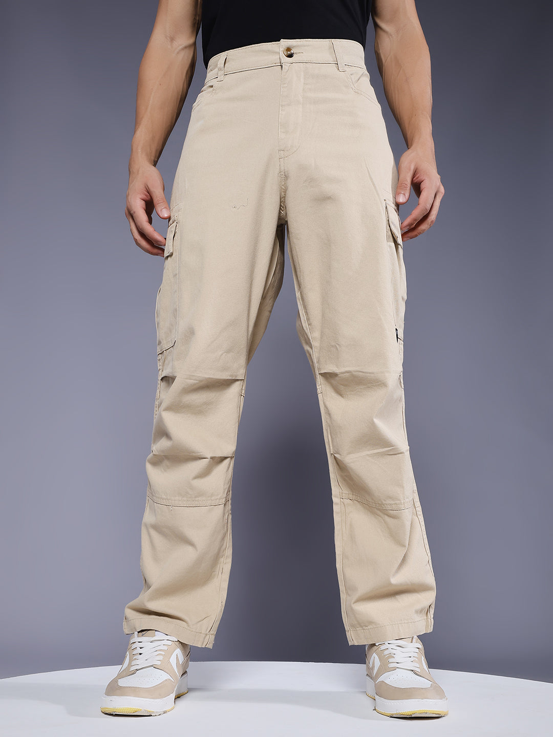 Men Utility Cargo - Beige