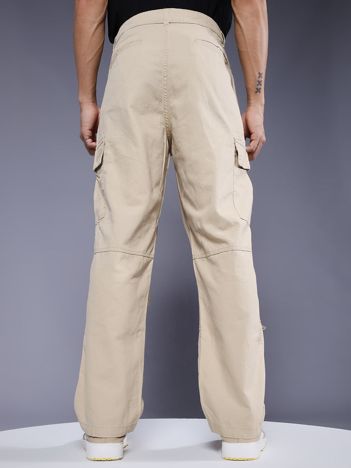 Men Utility Cargo - Beige