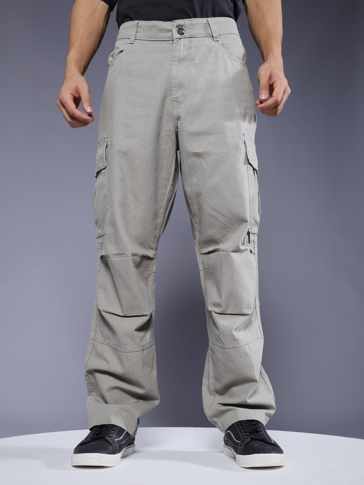 Men Utility Cargo - Ash Grey