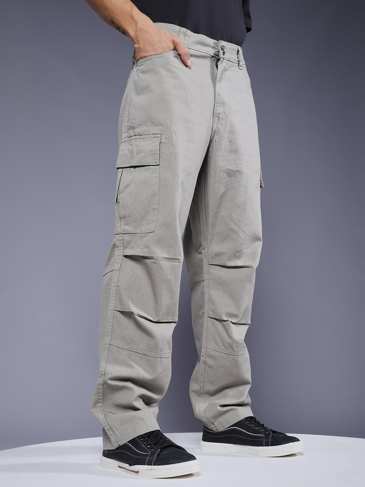 Men Utility Cargo - Ash Grey