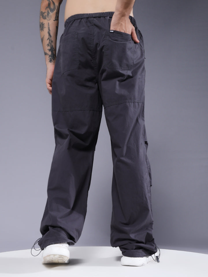 Parachute Pants For Men - Dark Grey