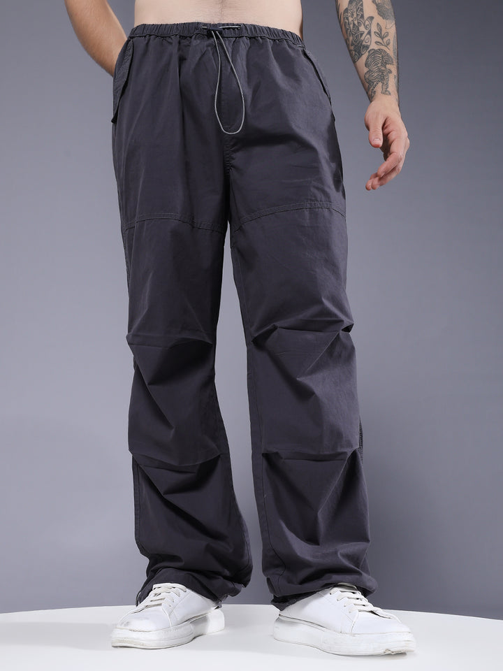 Parachute Pants For Men - Dark Grey