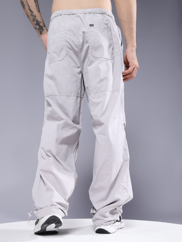 Parachute Pants For Men - Ash Grey