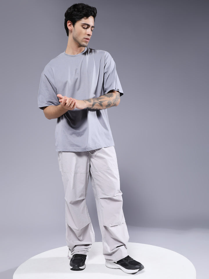 Parachute Pants For Men - Ash Grey