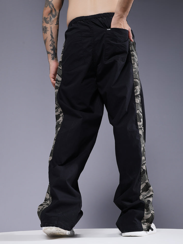 Parachute Pants For Men - Black