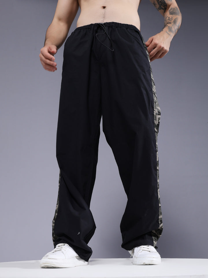 Parachute Pants For Men - Black