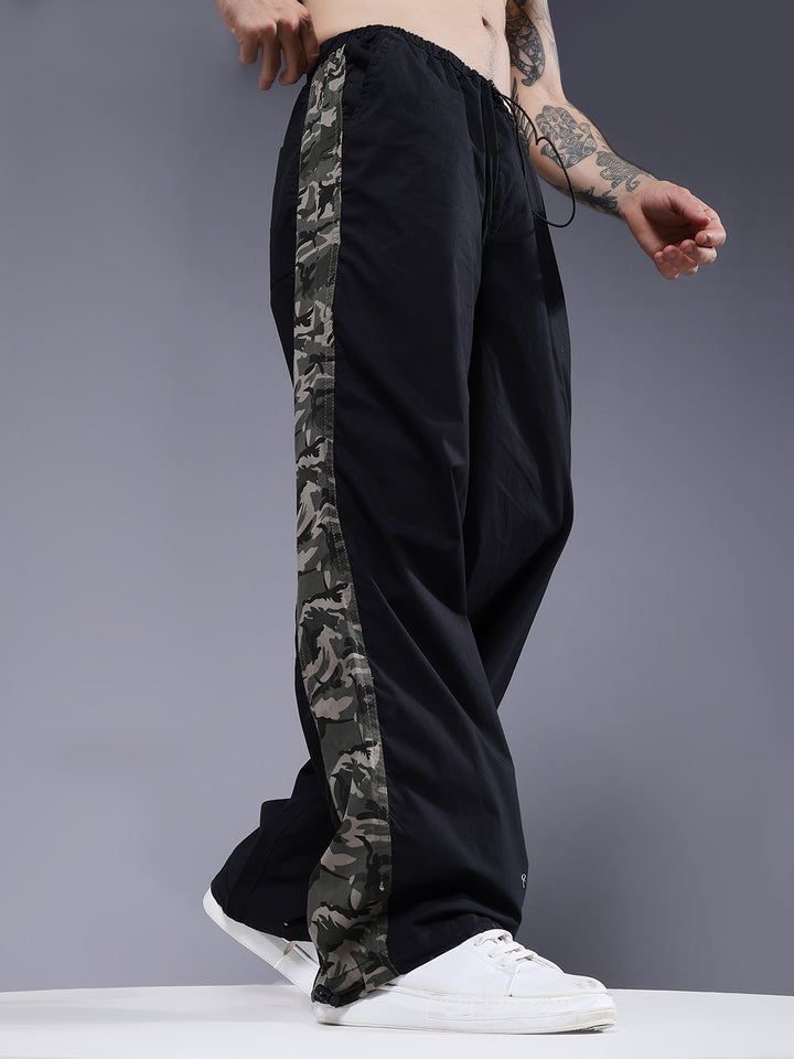 Parachute Pants For Men - Black