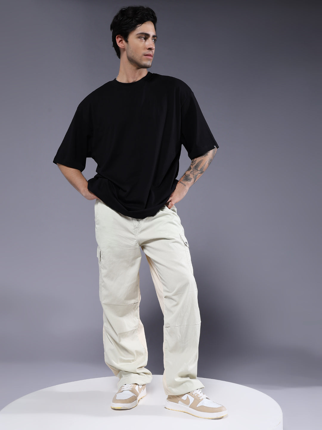 Parachute Pants For Men - Beige