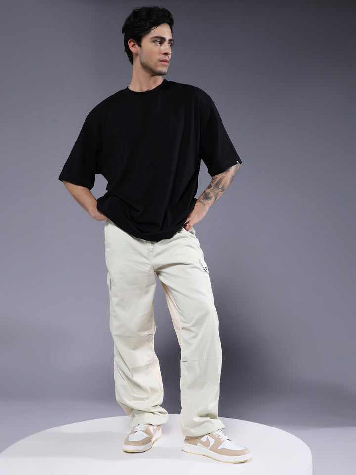 Parachute Pants For Men - Beige
