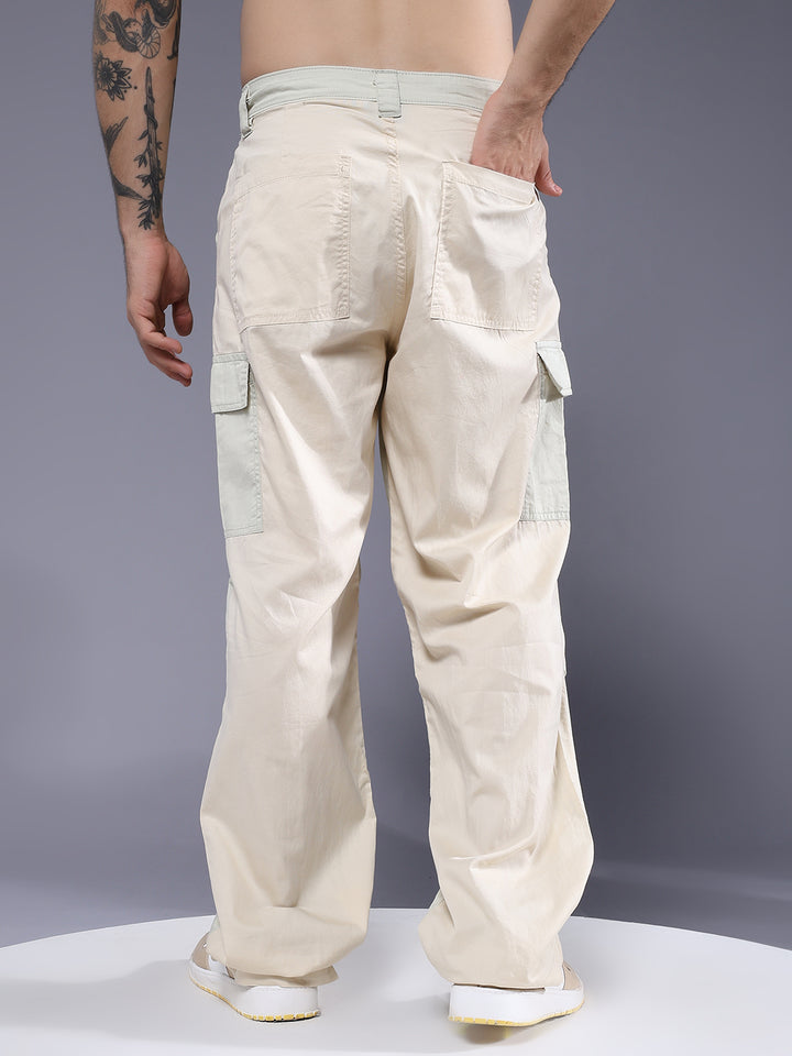 Parachute Pants For Men - Beige