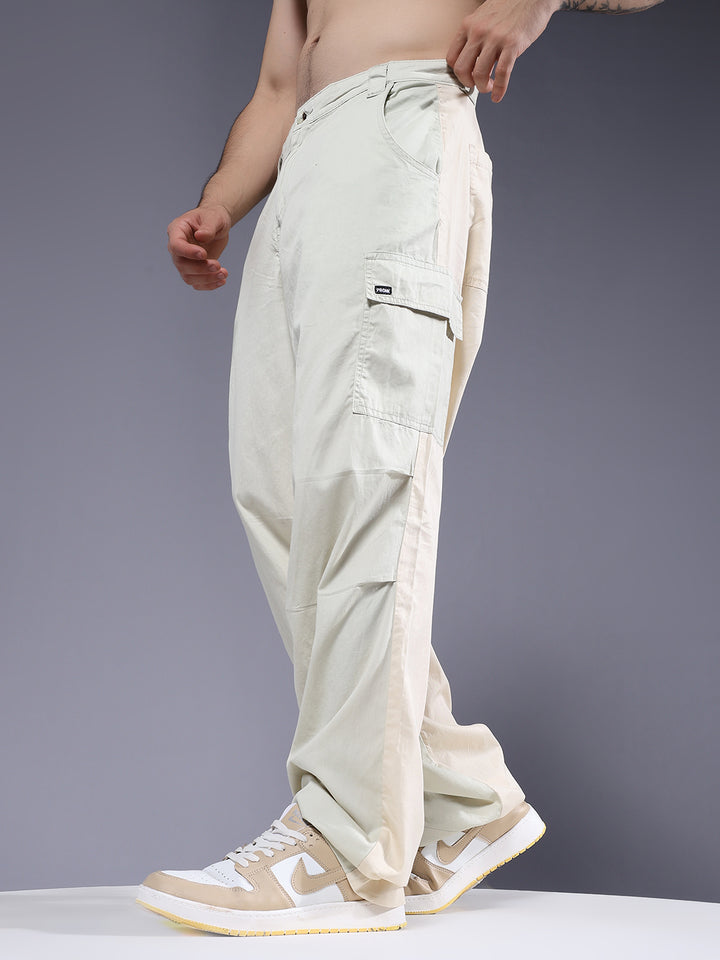 Parachute Pants For Men - Beige