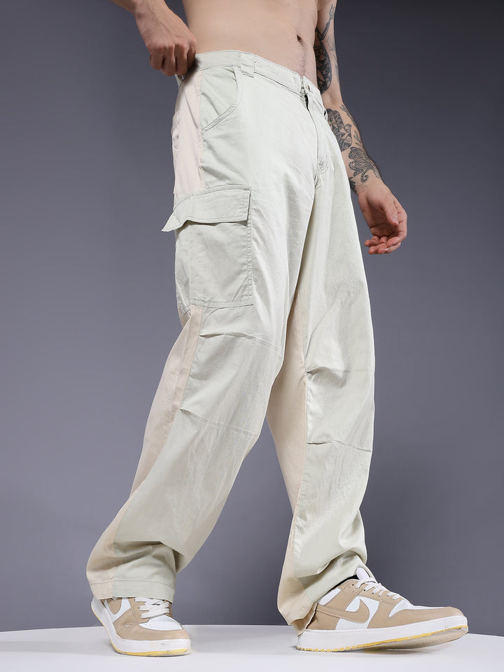 Parachute Pants For Men - Beige