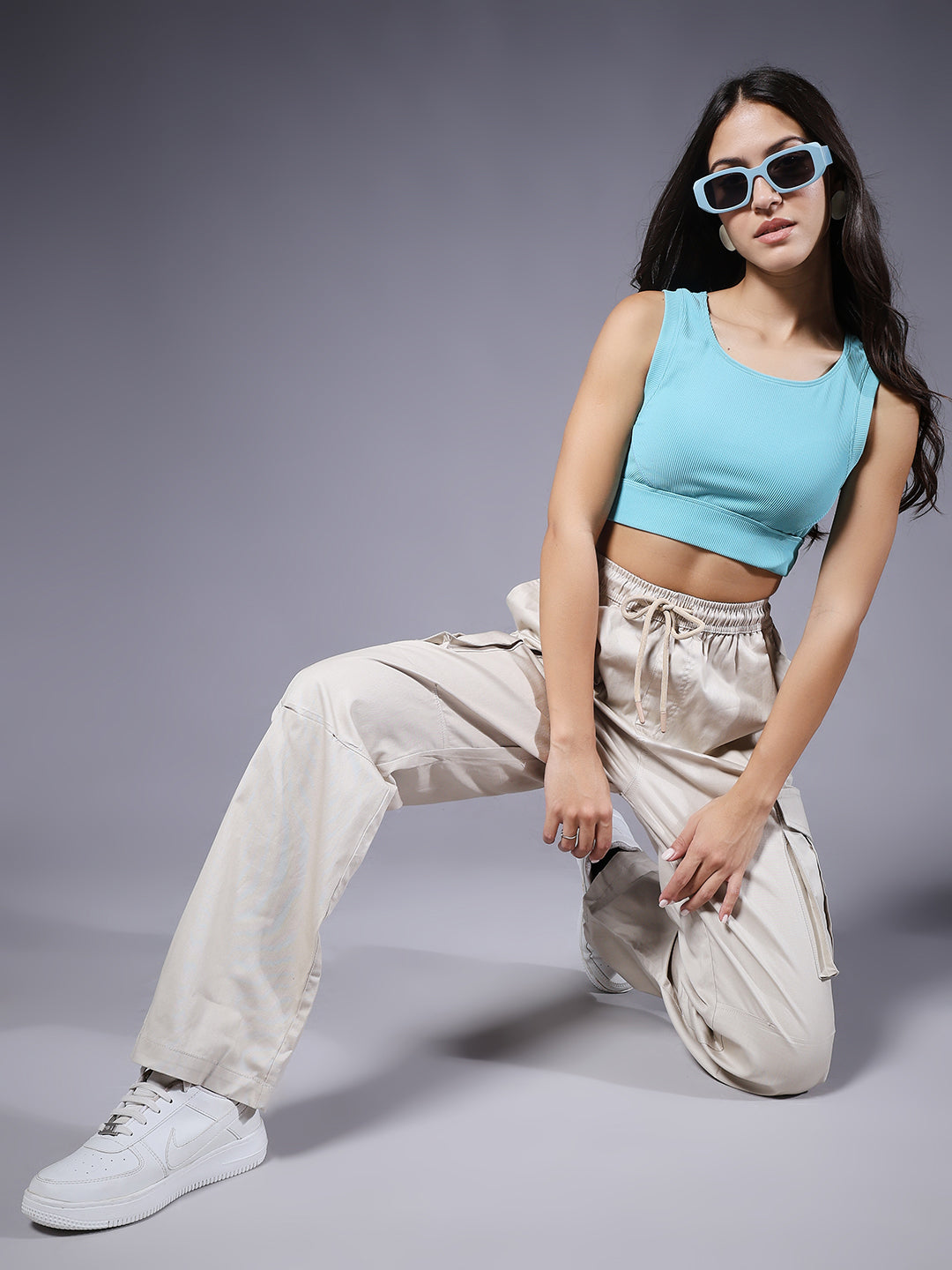 Women Utility Cargo - Beige