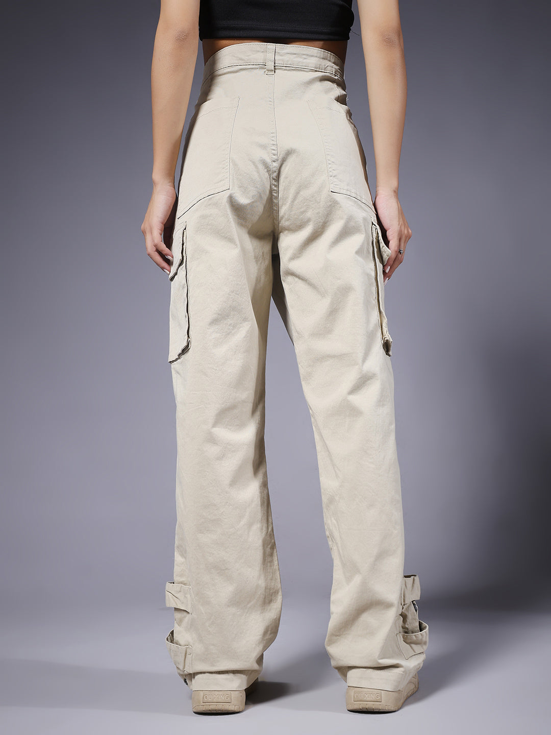 Women Utility Cargos - Off White