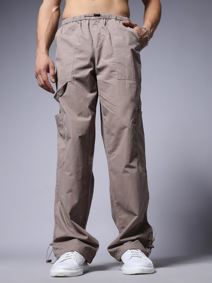 Parachute Pants For Men - Mauve