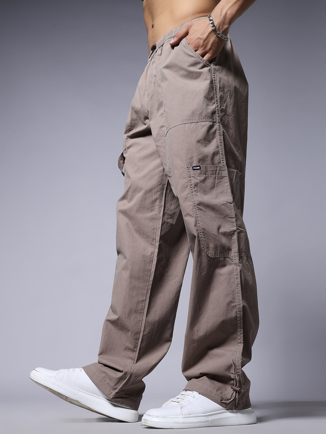 Parachute Pants For Men - Mauve
