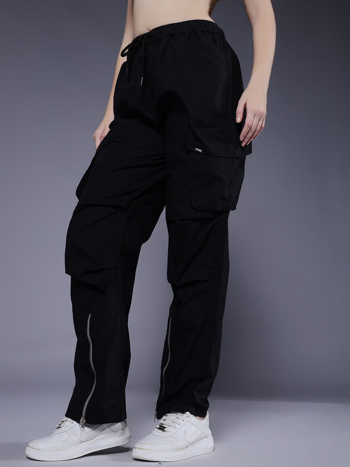 Women Utility Cargo - Black