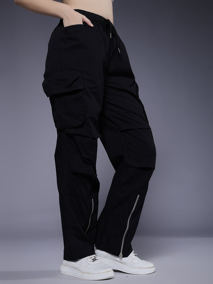 Women Utility Cargo - Black