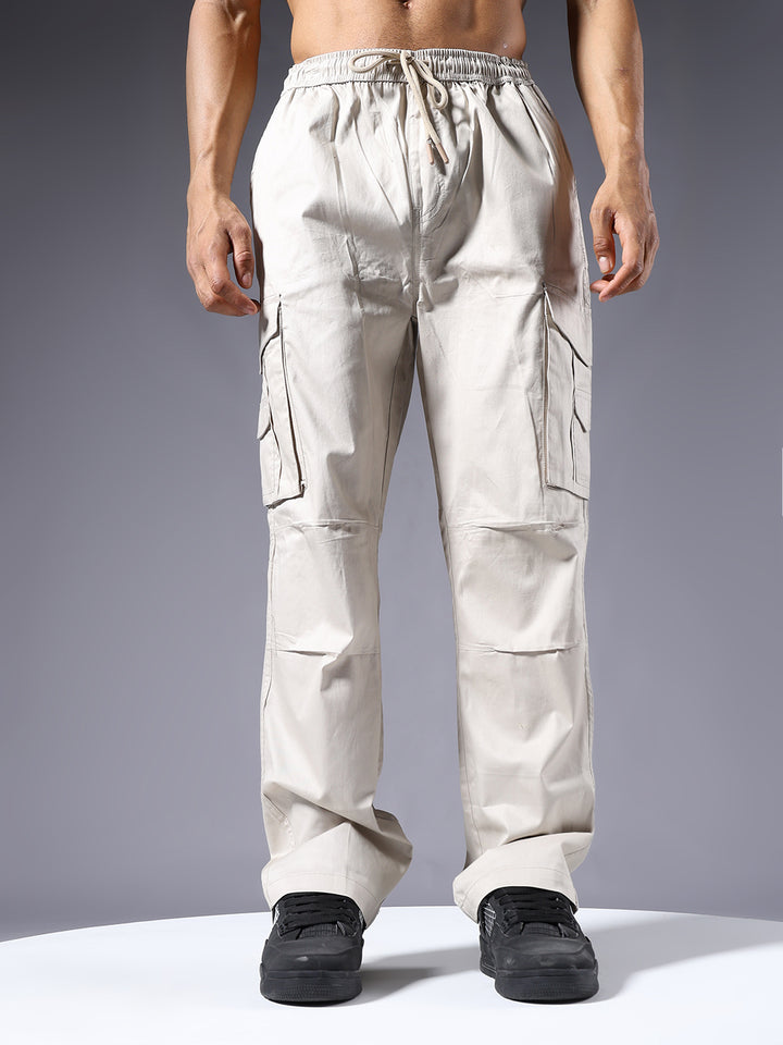 Men Utility Cargo - Beige