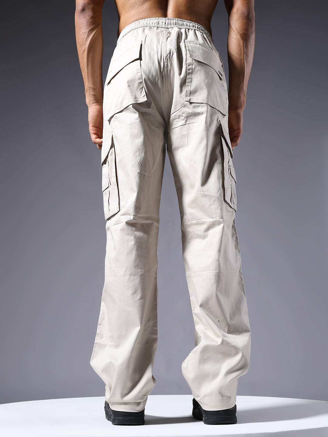 Men Utility Cargo - Beige