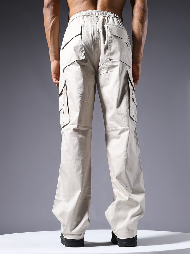 Men Utility Cargo - Beige