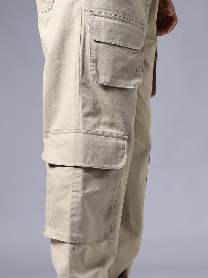 Men Utility Cargo - Khaki