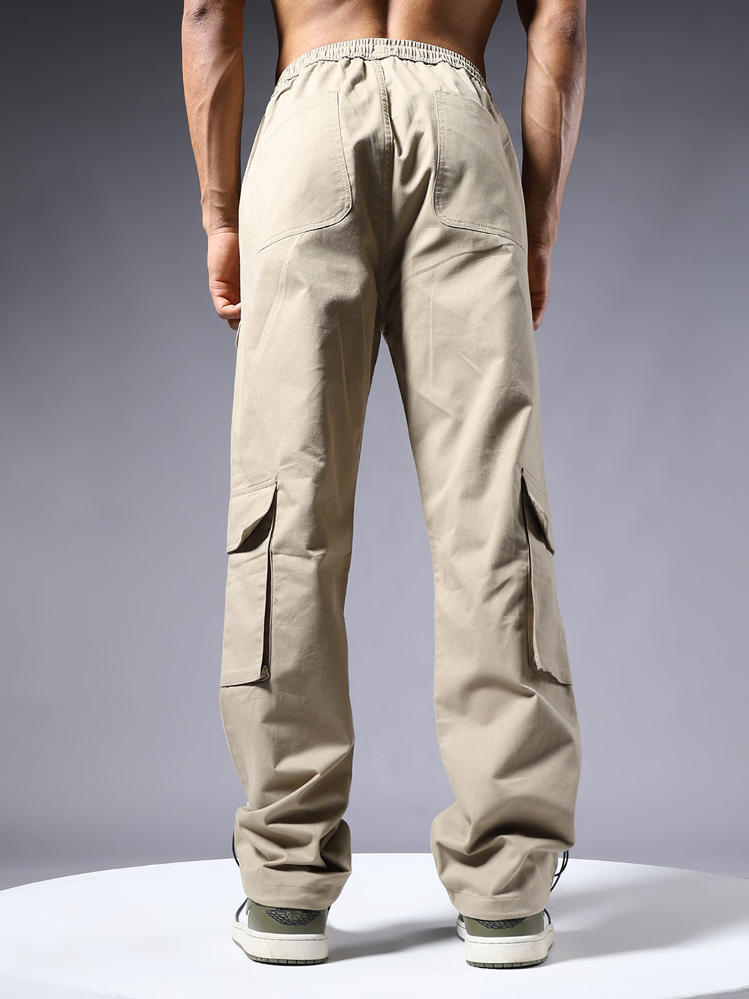 Men Utility Cargo - Khaki