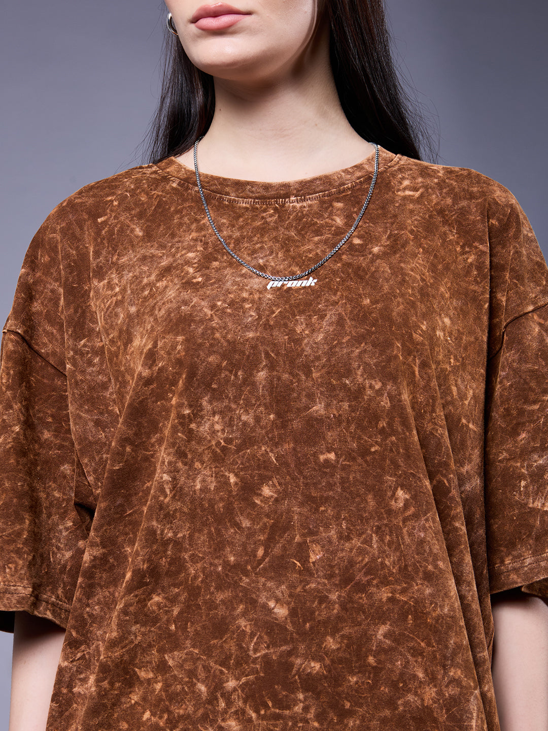 Women Retro Washed Oversized T-Shirt