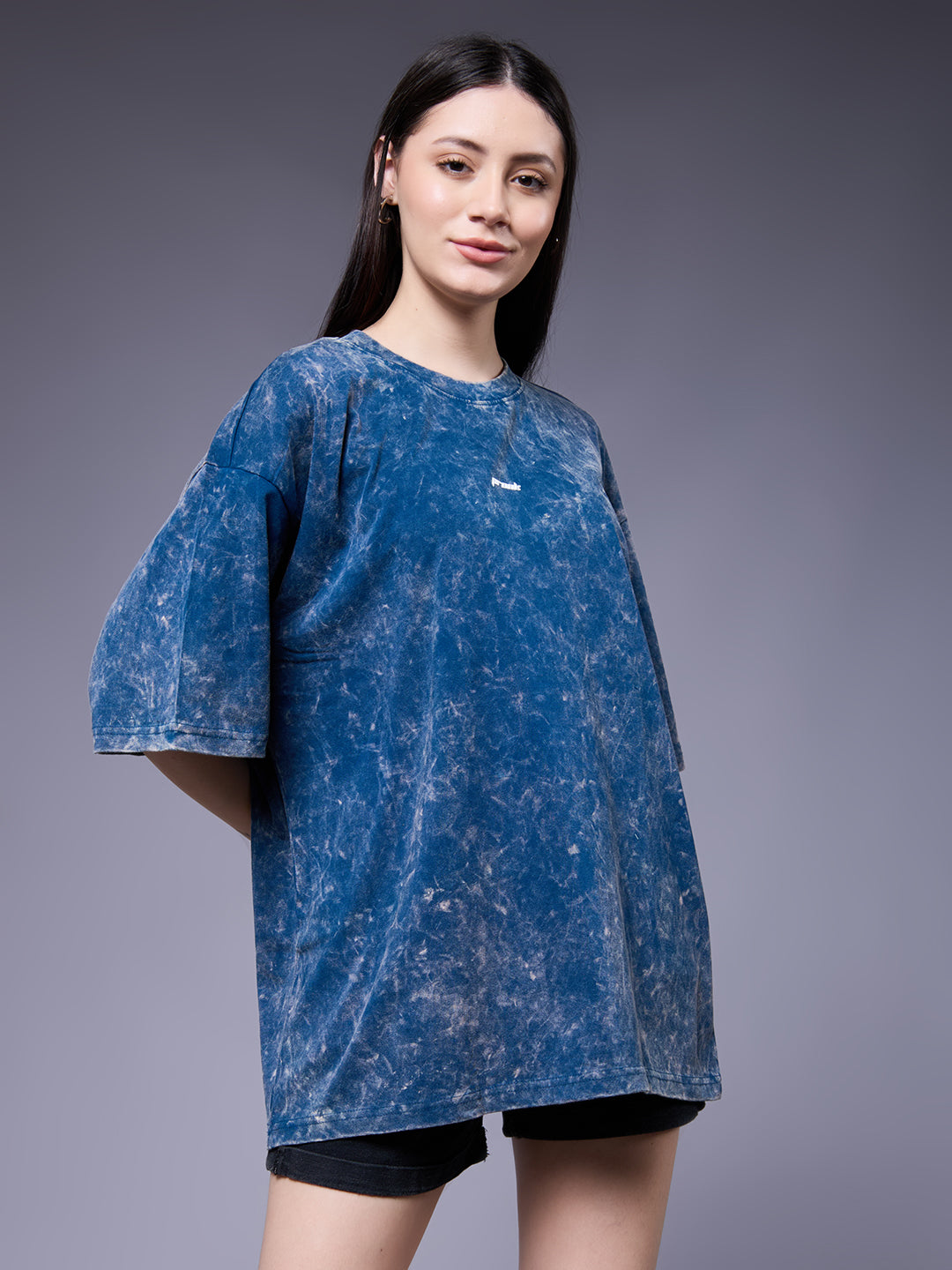 Women Retro Washed Oversized T-Shirt