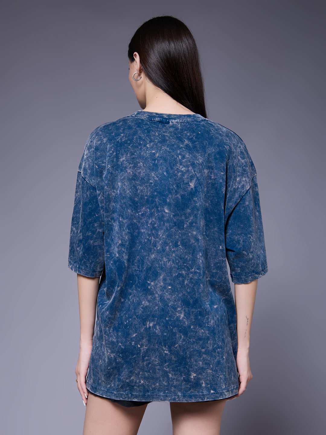 Women Retro Washed Oversized T-Shirt