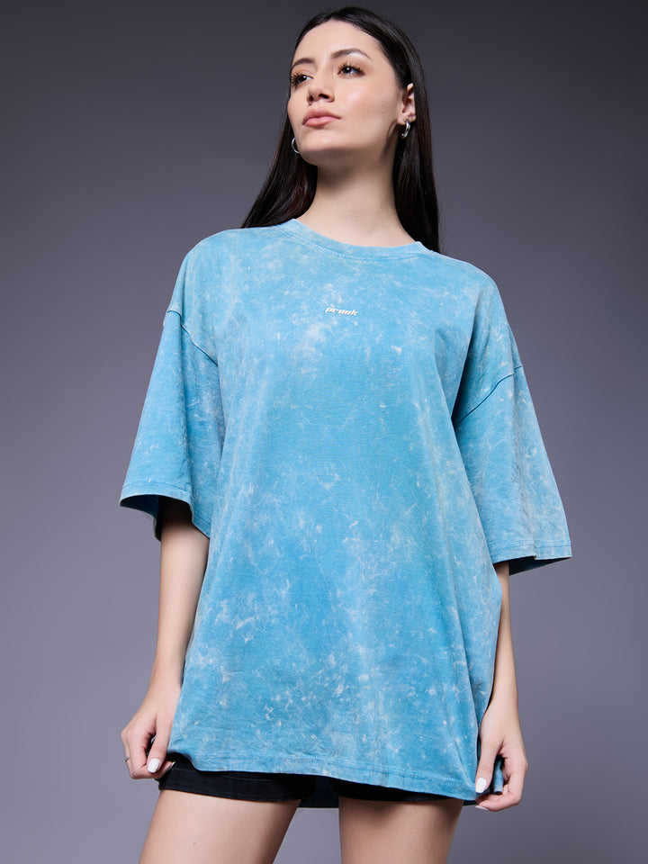 Women Retro Washed Oversized T-Shirt