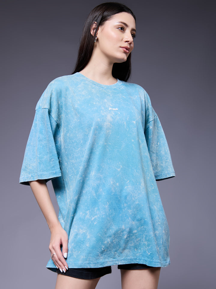 Women Retro Washed Oversized T-Shirt