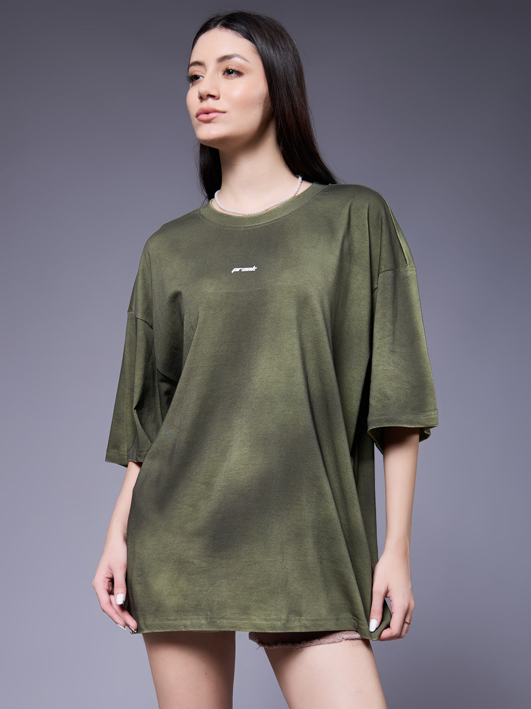 Women Retro Washed Oversized T-Shirt