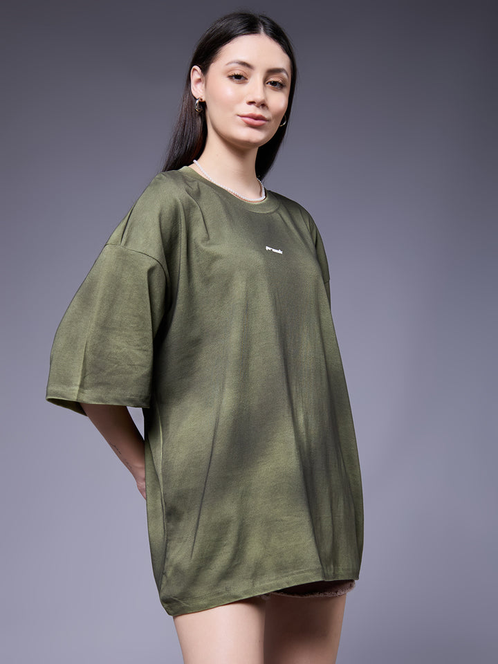 Women Retro Washed Oversized T-Shirt