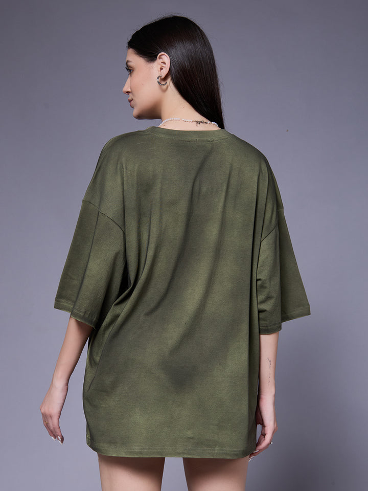 Women Retro Washed Oversized T-Shirt