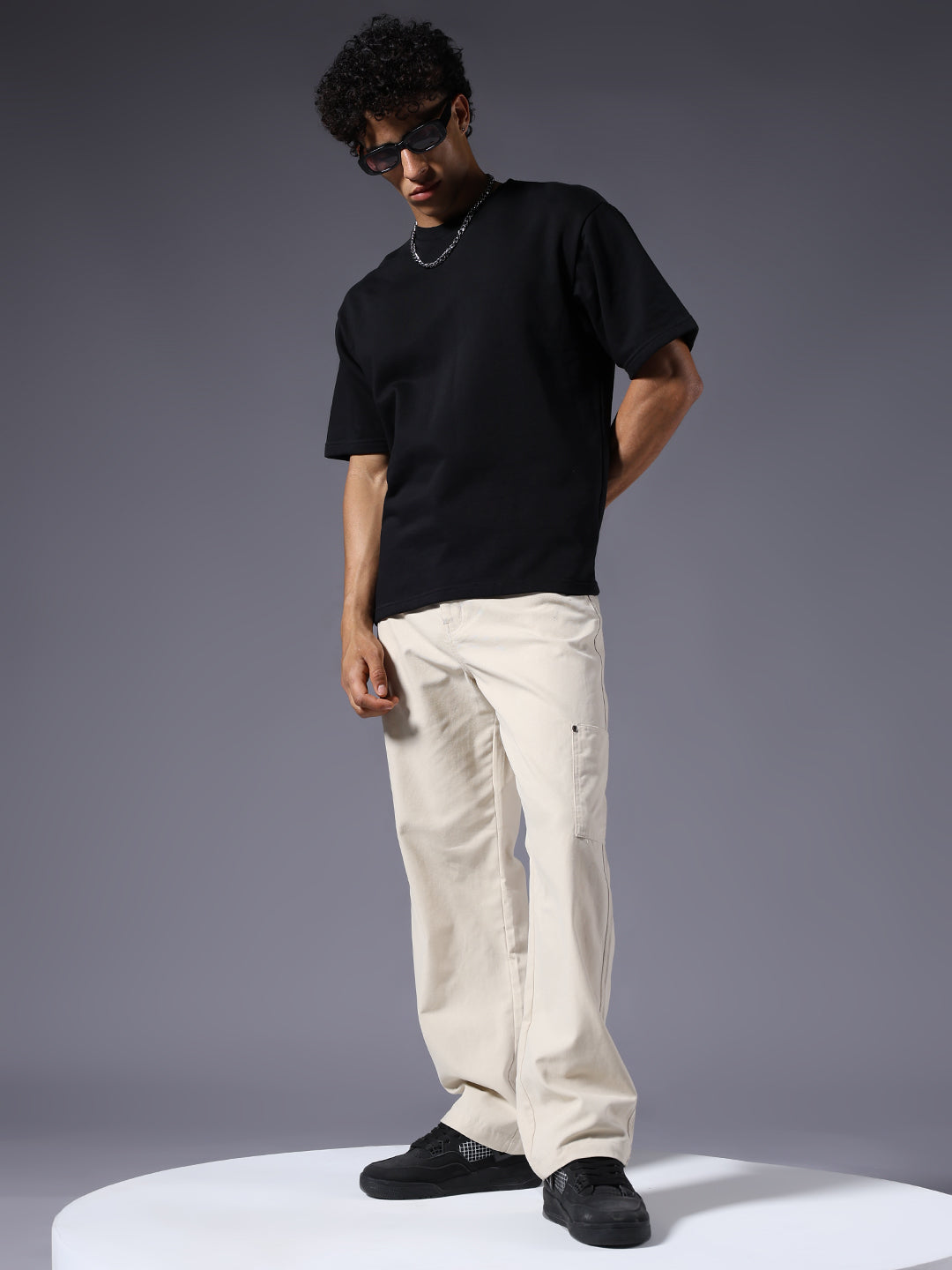 Men Carpenter Pants - Off White