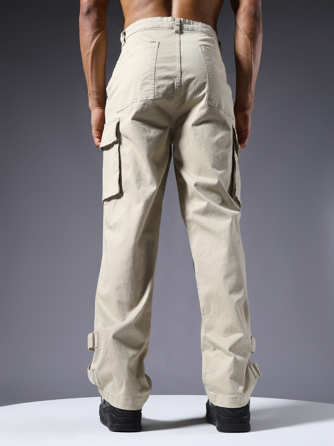 Men Utility Cargos - Off White