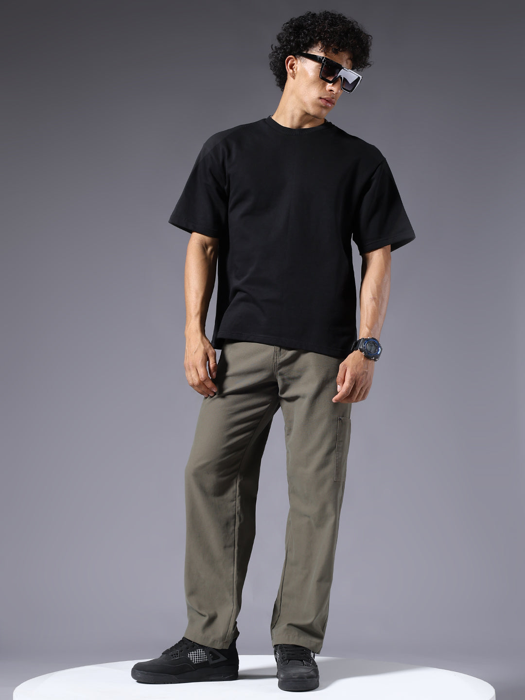 Men Carpenter Pants - Olive Green