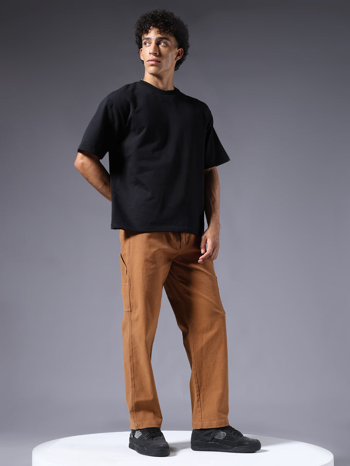 Men Carpenter Pants - Brown
