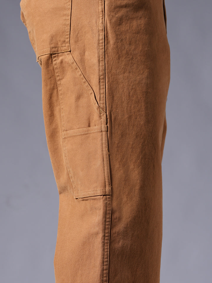 Men Carpenter Pants - Brown