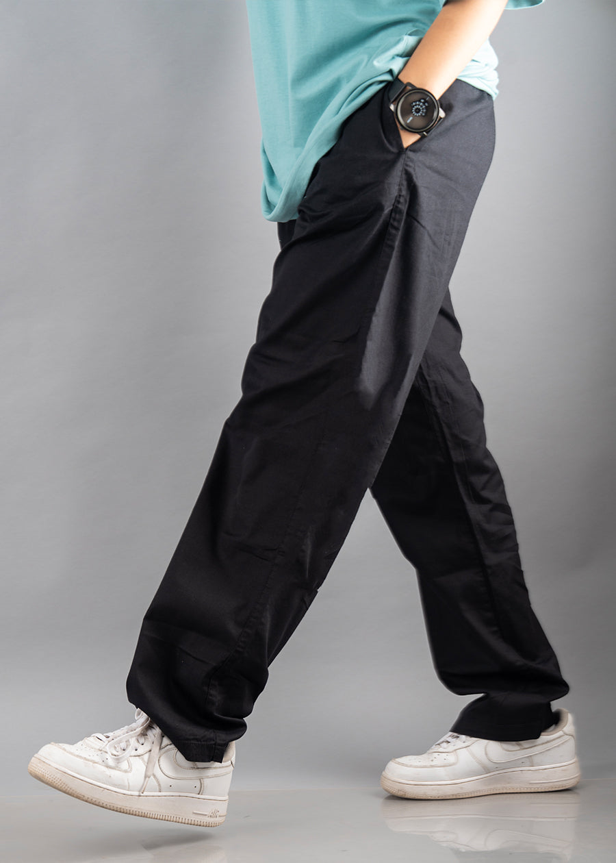 Cotton Pants For Women - Black