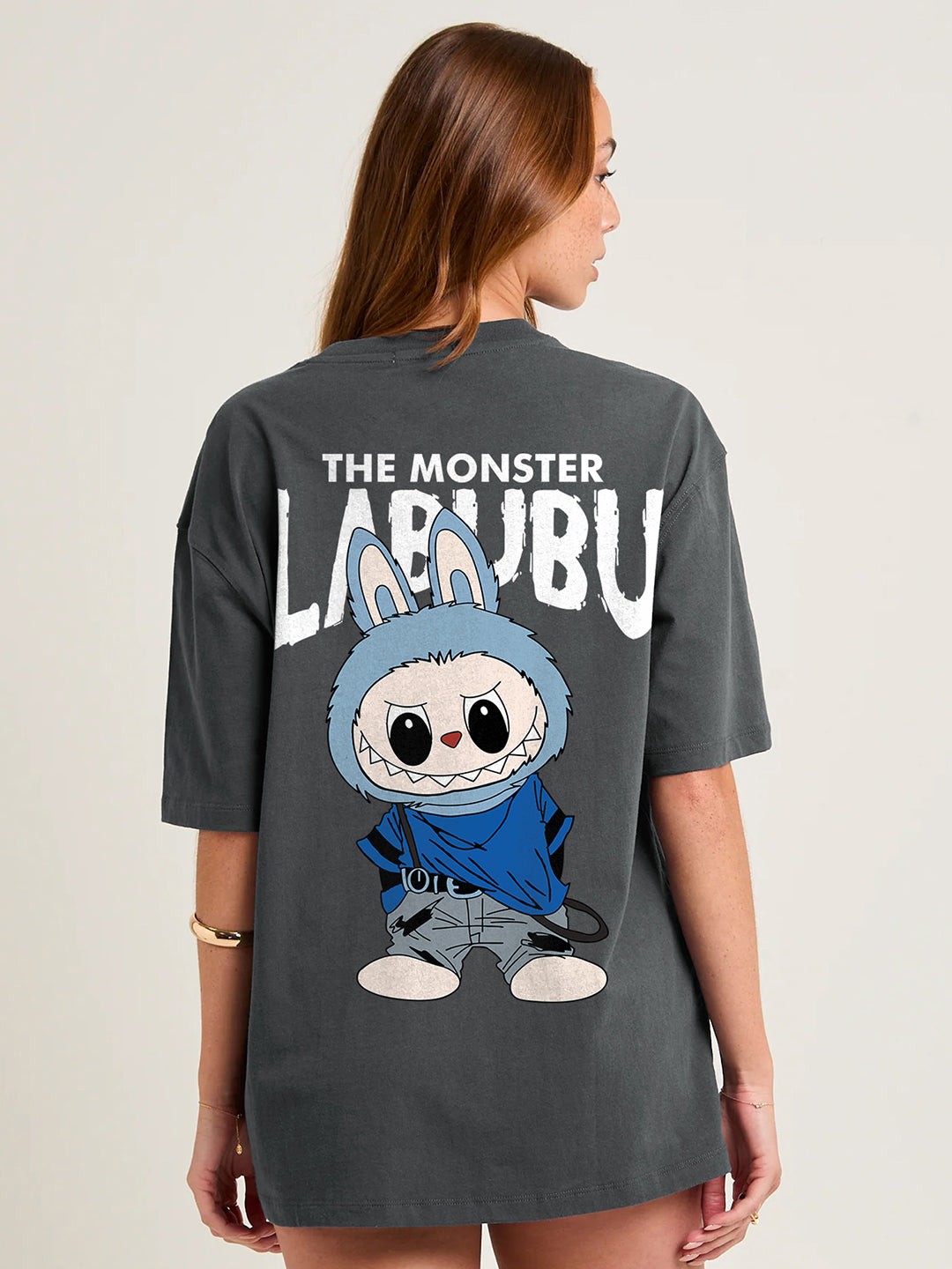 Urban Beast Women Printed Oversized T-Shirt