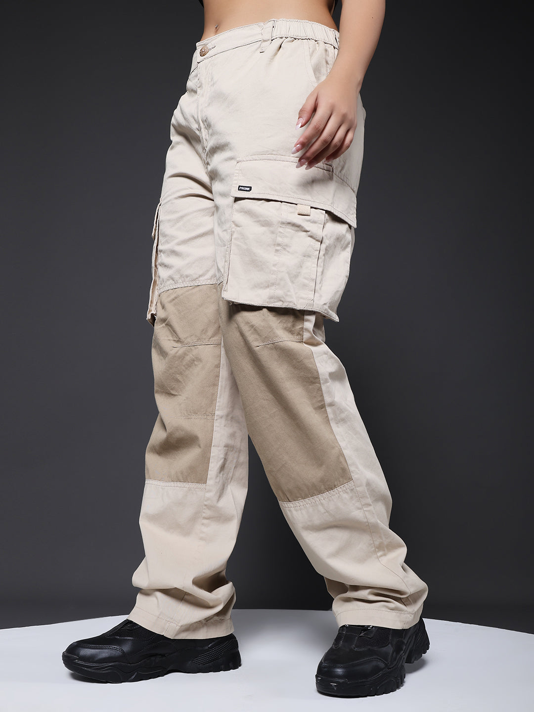 Women Utility Cargo - Beige