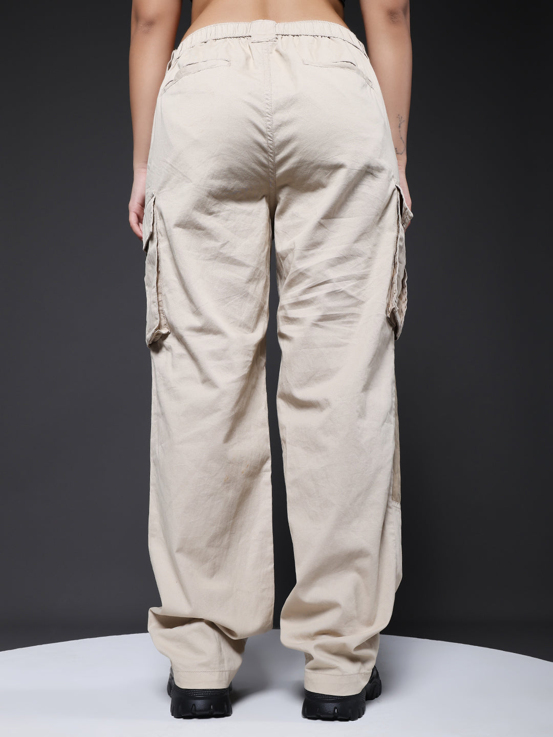 Women Utility Cargo - Beige