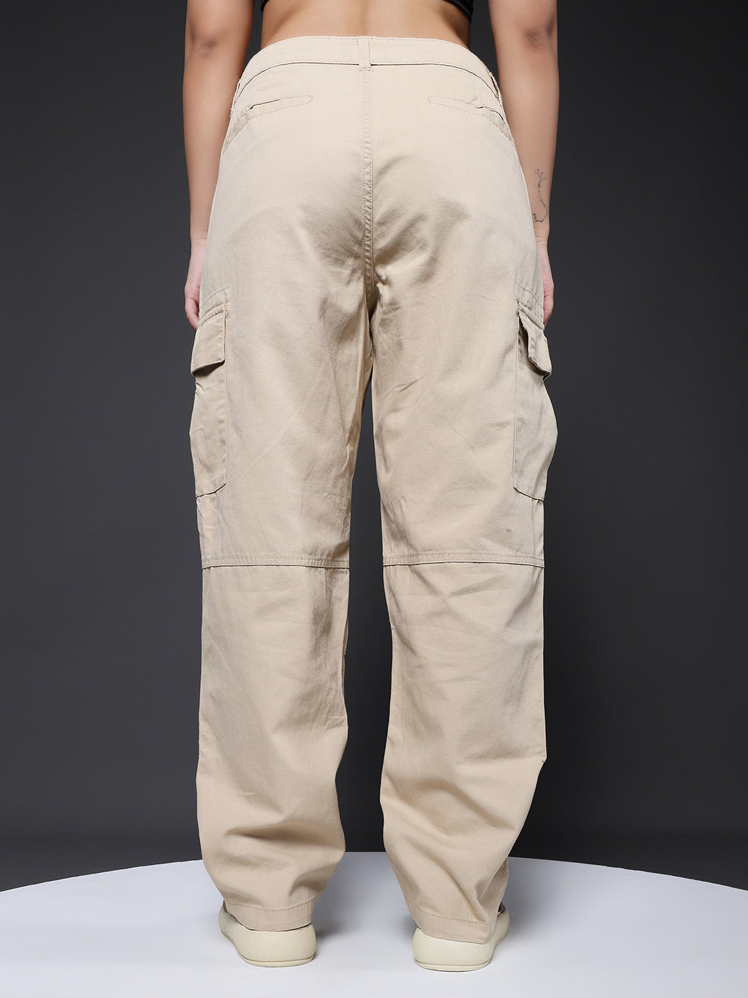 Women Utility Cargo - Beige